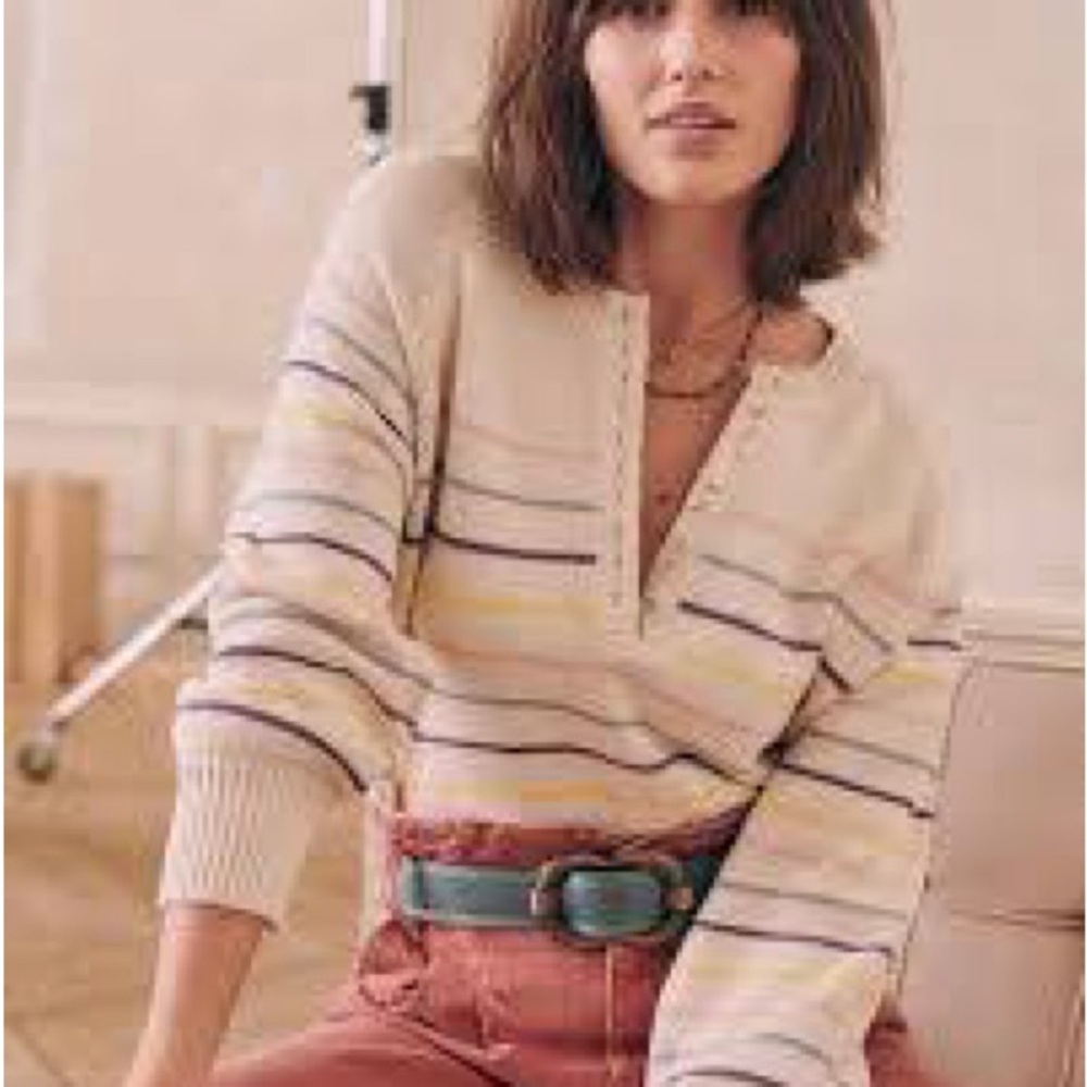 Sezane Leontine Multicolour Jumper - Medium